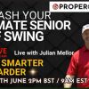 Swing Smarter not Harder for senior golfers - Proper Golfing YouTube Live