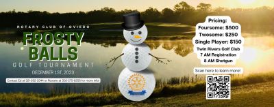 Frosty Balls (Winter charity golf event)