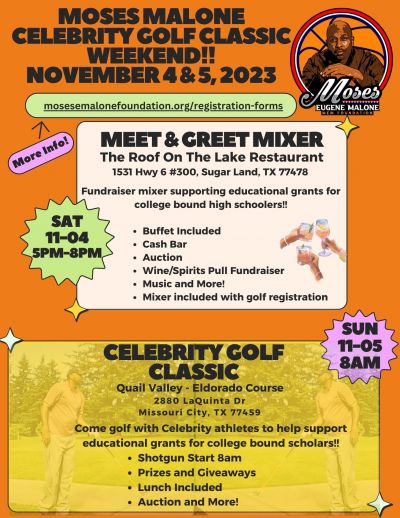 Moses Malone Celebrity Golf Classes