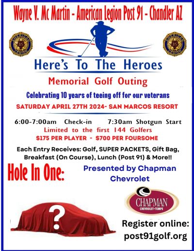 Here's to the Heroes Charity Golf Outing