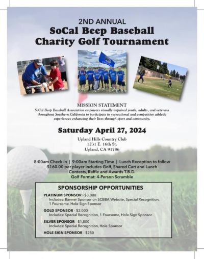 SCBBA 2nd Annual Charity Golf Tournament