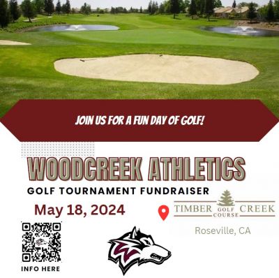 Woodcreek Athletics - Golf Tournament Fundraiser @Timber Creek Golf Course