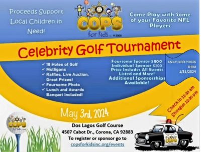 Cops for Kids Golf Tournament 5/3/24
