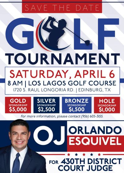 Orlando "OJ" Esquivel Campaign Fundraiser Golf Tournament