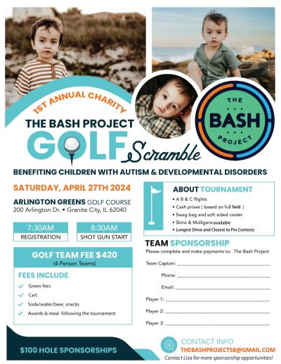 The Bash Project 1st Annual Charity Golf Tournament.