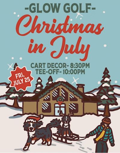 July Glow Golf (Theme: Christmas)