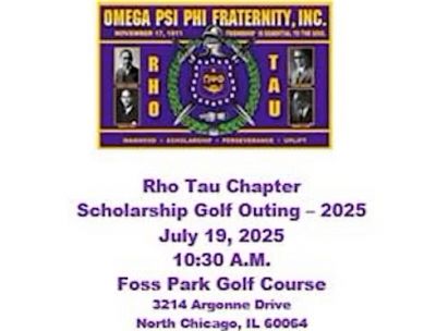 Rho Tau Chapter Scholarship Golf Outing – 2025