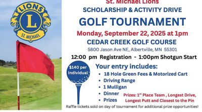 2025 Saint Michael Lions Scholarship and Activity Golf Tournament
