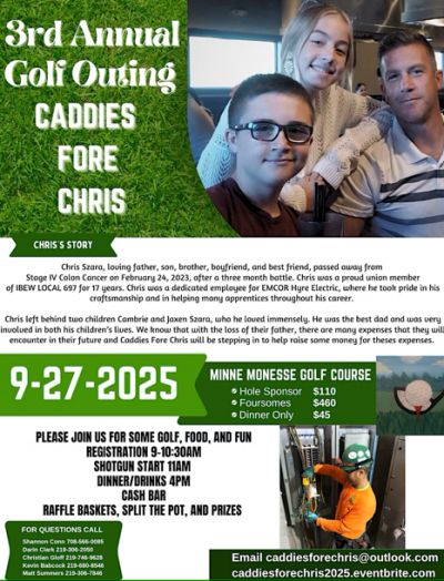 Caddies Fore Chris Golf Outing 2025