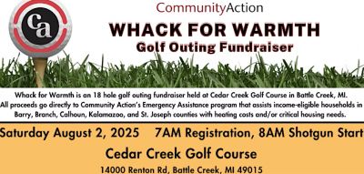 2025 Whack for Warmth 4-Player Golf Outing Fundraiser