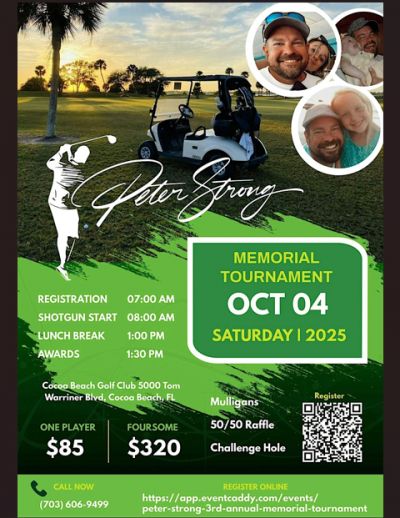 Peter Strong 3rd Annual Memorial Tournament