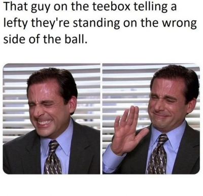 Jokes on the teebox